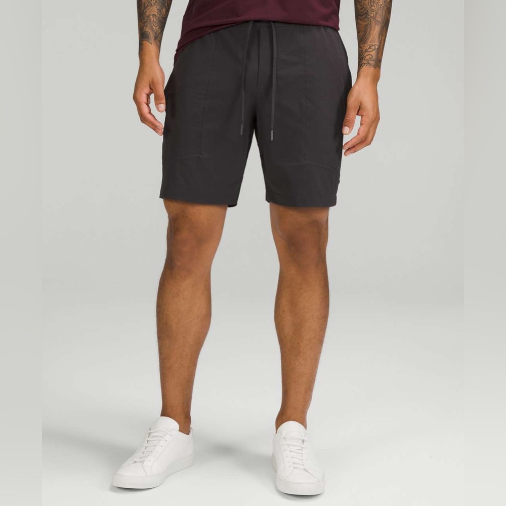Lululemon Bowline Short 8" *Stretch Ripstop in “Black Granite”